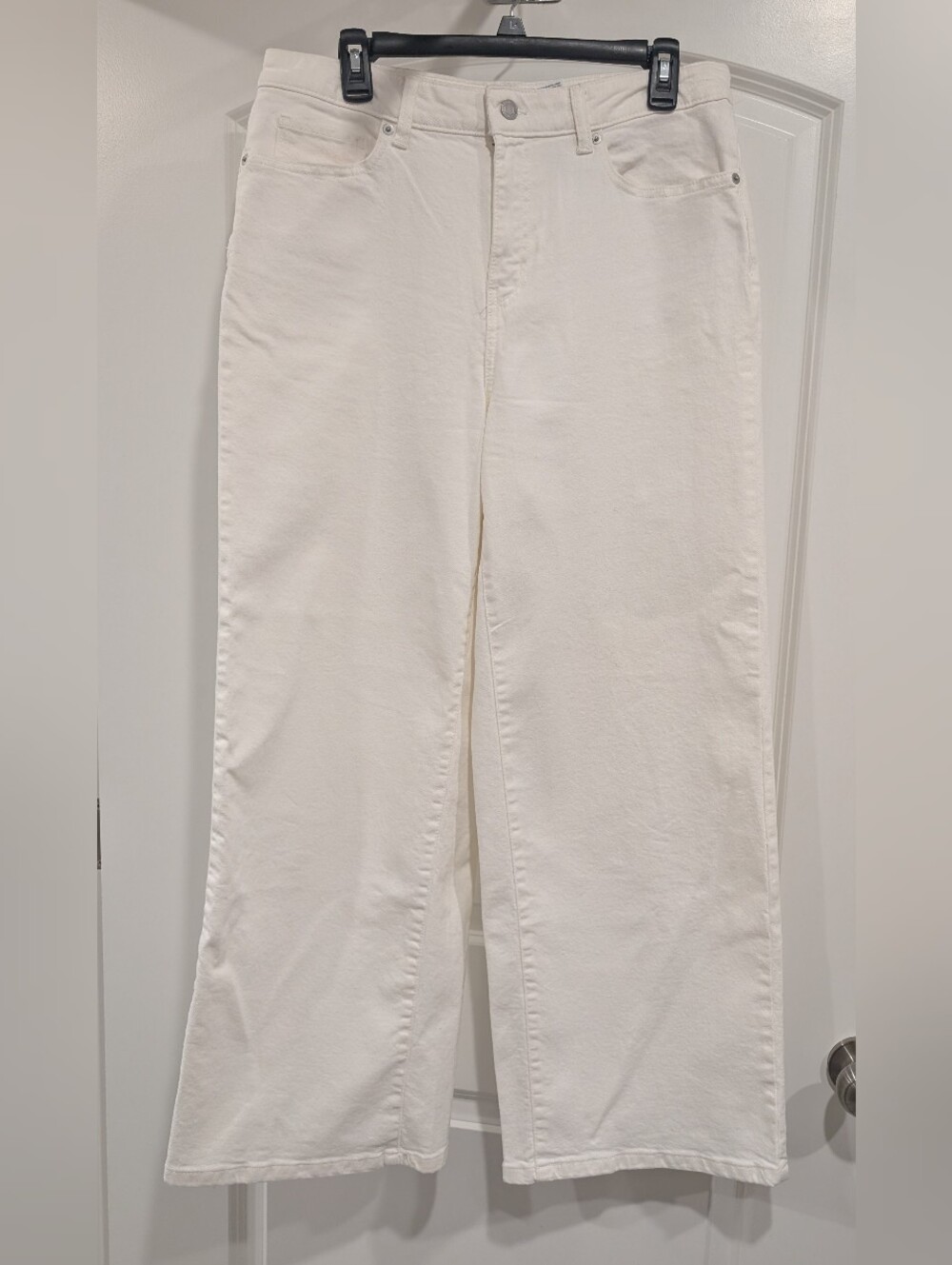 Time and Tru Cream Wide-Leg Women's Jeans Size 12